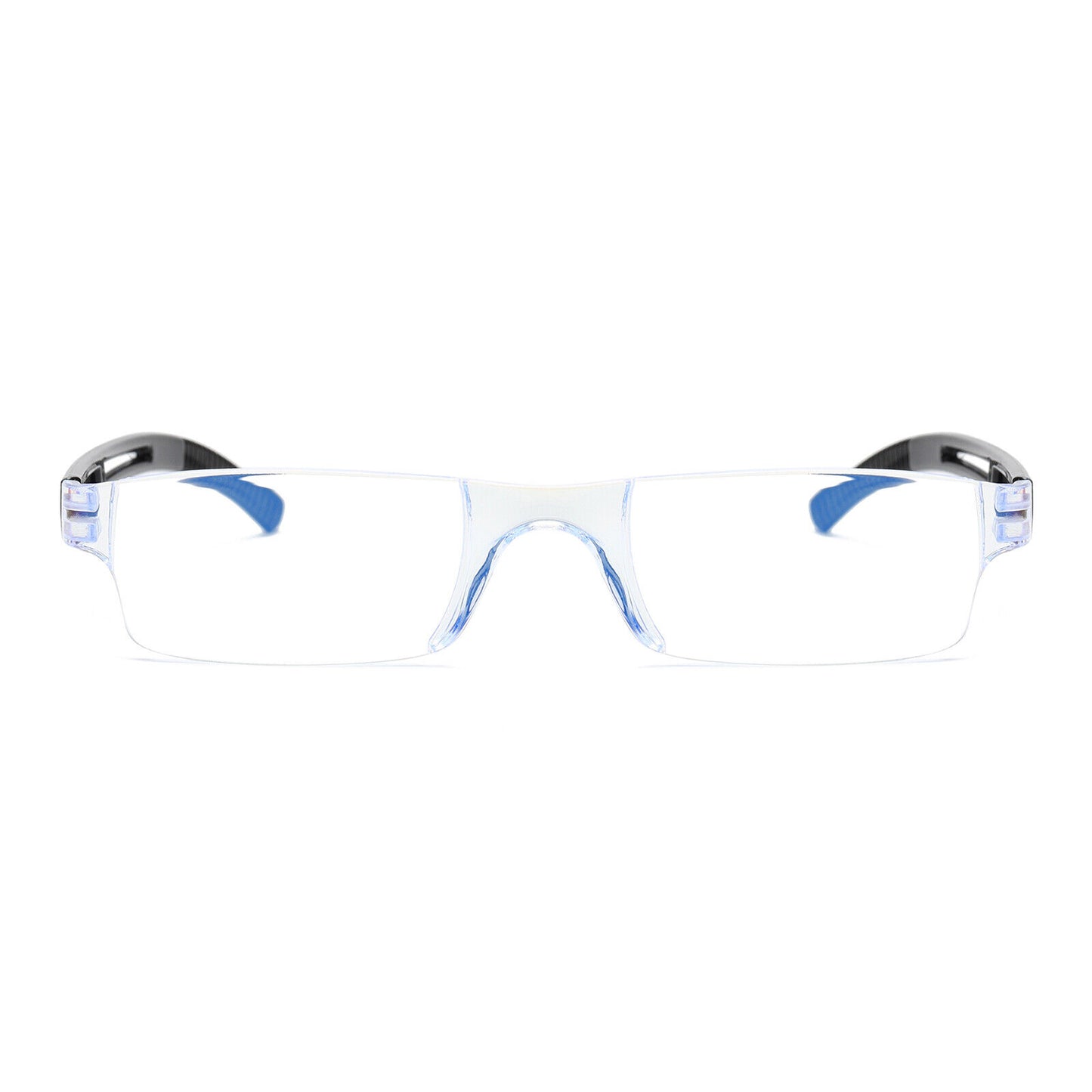 3PK Rimless Unisex Anti Blue Light Reading Glasses Blue Tinted Reader Men Women