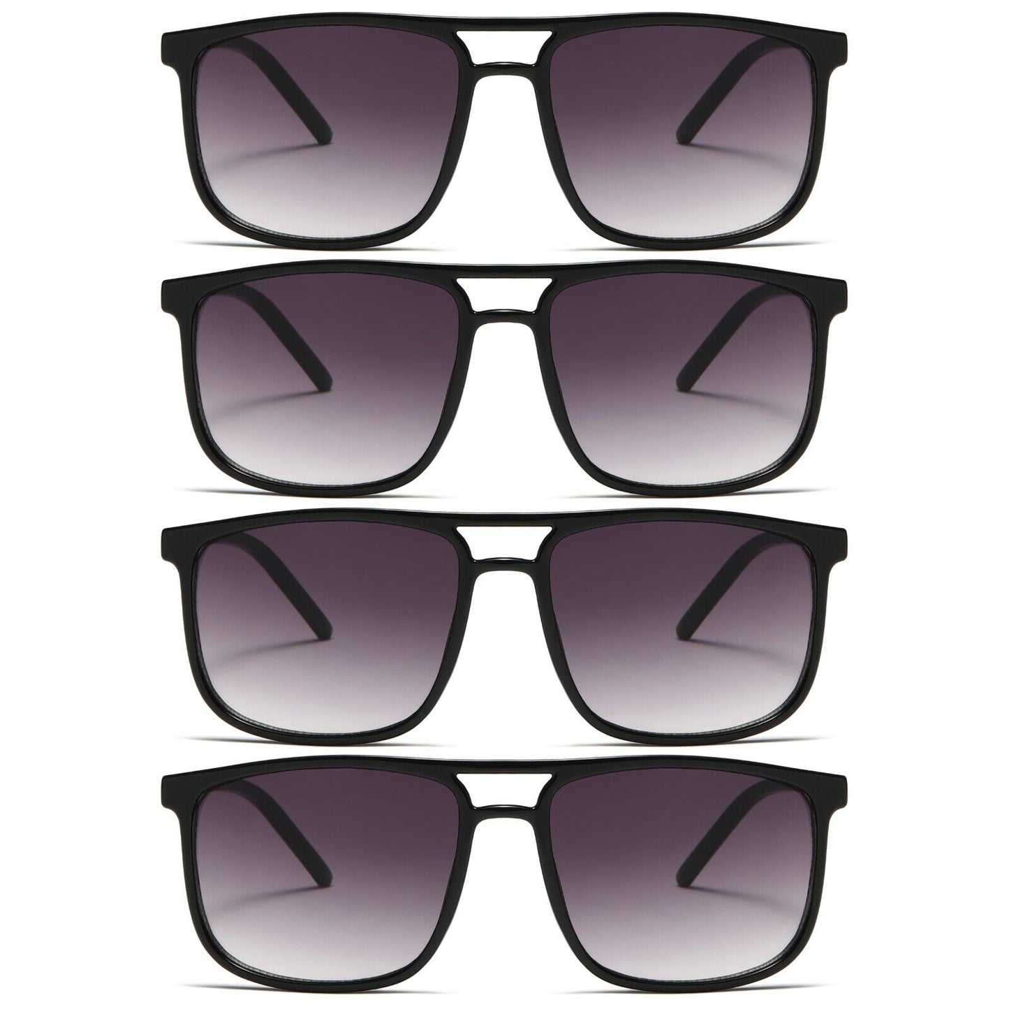 4 Pairs Mens Womens Unisex Aviator Classic Sunglasses for Driving Outdoor UV400