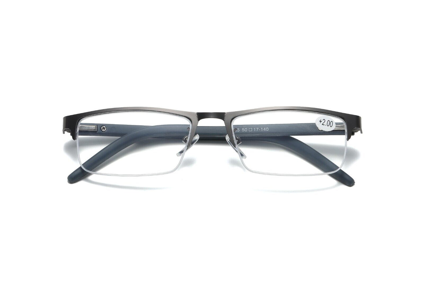2 PK Men Blue Light Blocker Reading Glasses Anti Blue Light Spring Hinge Readers