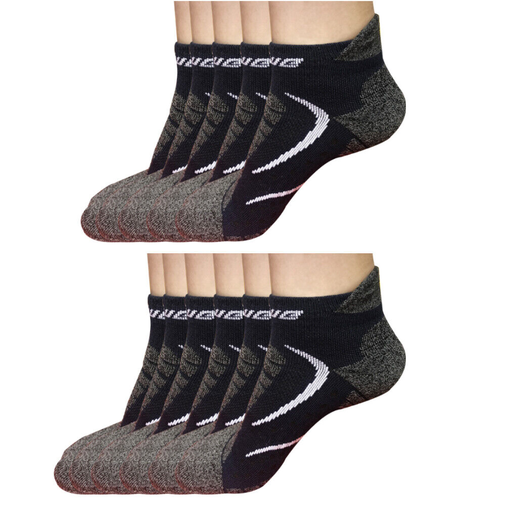 11 pairs Mens Low Cut Ankle Cotton Athletic Cushion Casual Sport Socks Size 6-12