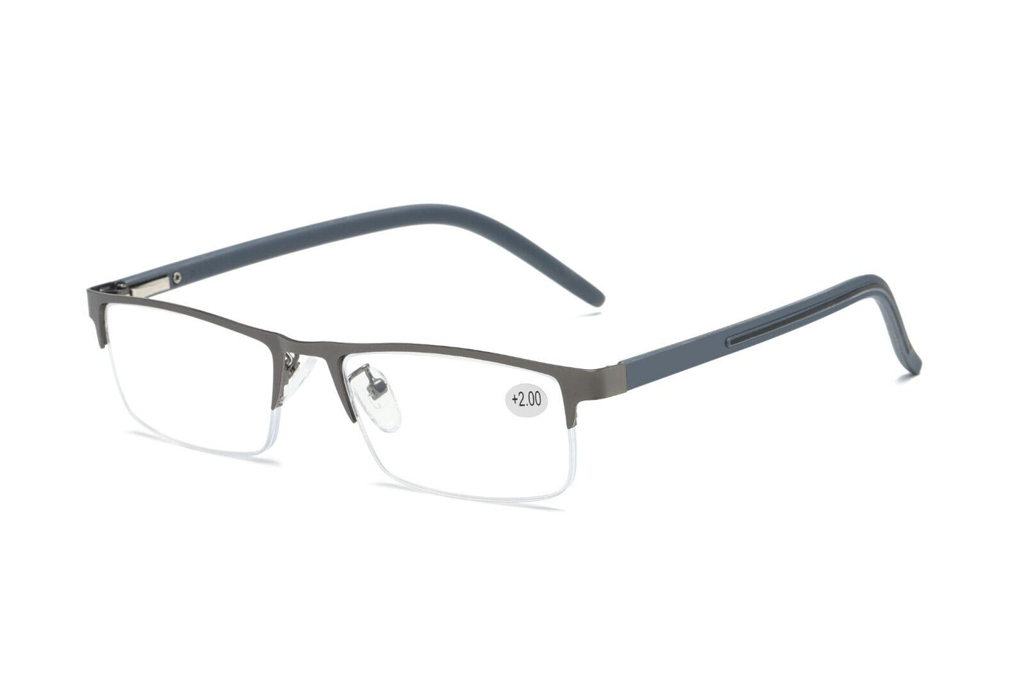 2 PK Men Blue Light Blocker Reading Glasses Anti Blue Light Spring Hinge Readers