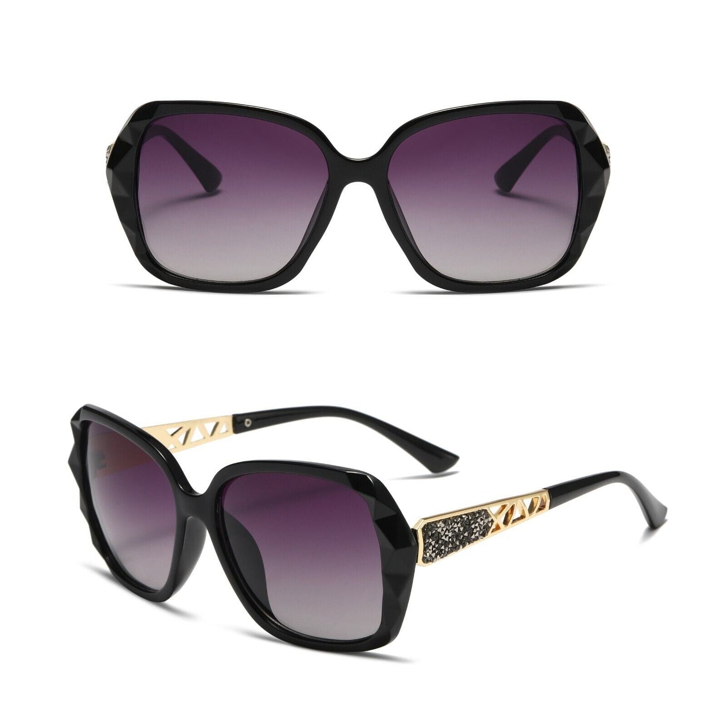 4 Pair Retro Vintage Fashion Classic Oversized Sunglasses UV400 for Women Ladies