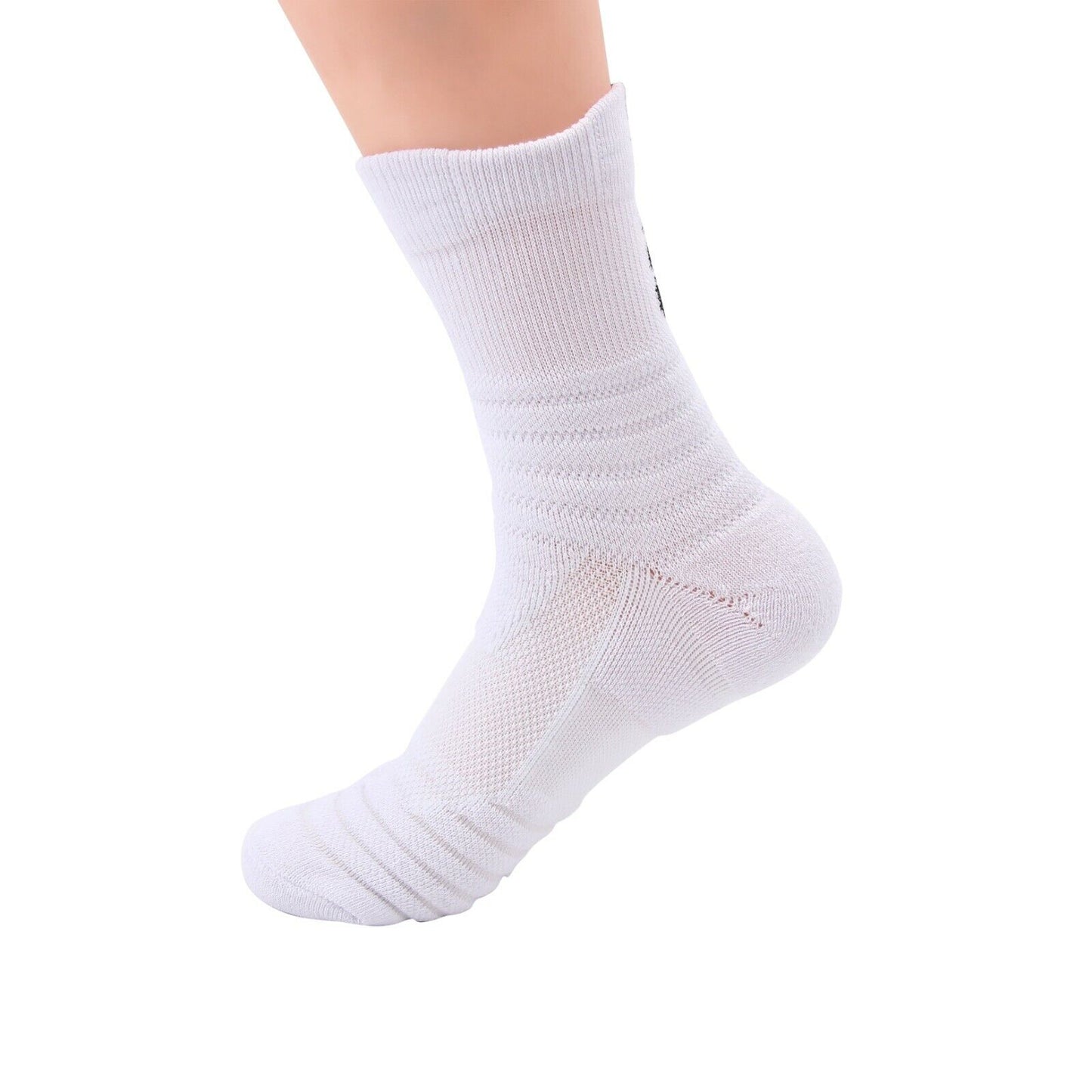 1pair Mens Cotton Athletic Sport Casual Long Work Crew Boot Socks Size 9-11 6-12