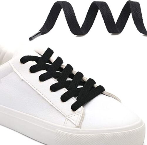2 Pair Flat Shoelaces Shoe Strings Replacement for Sneakers Athletic Shoes Boots