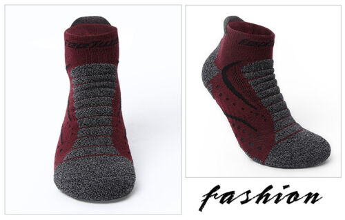 4pair Mens Low Cut Ankle Cotton Athletic Cushion Sport Running Socks Size 6-12