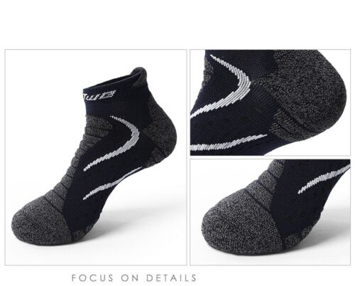 4pair Mens Low Cut Ankle Cotton Athletic Cushion Sport Running Socks Size 6-12