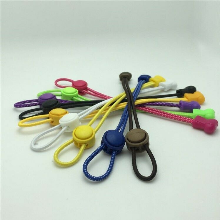 Womens No Tie tie-less Elastic lock Shoe laces for kids adults sneakers boots - B&Q CO.