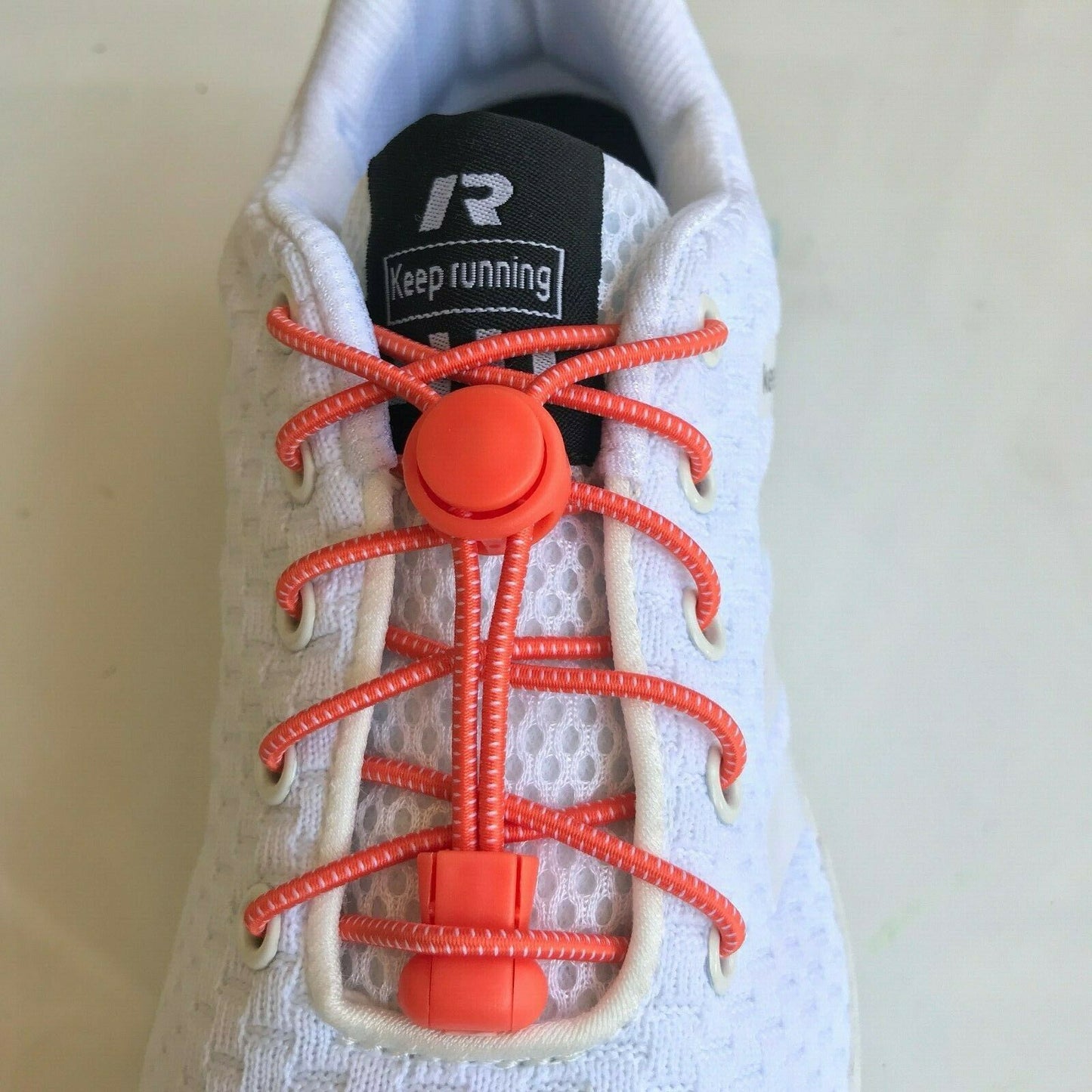 3 pair No Tie Elastic Shoelaces Lock Laces Shoe Strings Sports w/ Locking Toggle - B&Q CO.