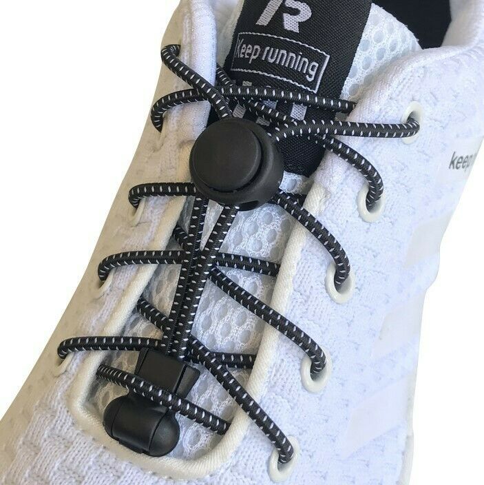 3pair No Tie easy tie Elastic Lock Shoe Laces for Sneakers kids adults all shoes - B&Q CO.