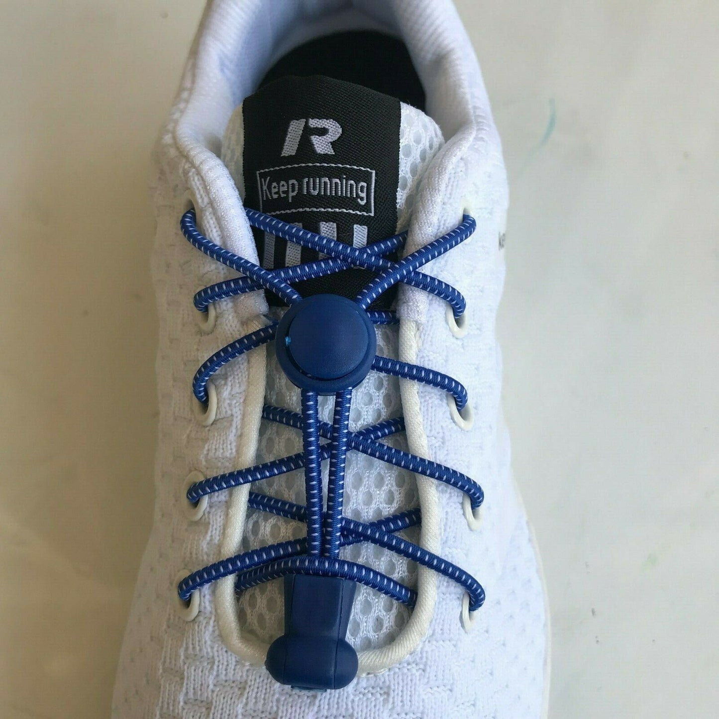 3 pair No Tie Elastic Shoelaces Lock Laces Shoe Strings Sports w/ Locking Toggle - B&Q CO.