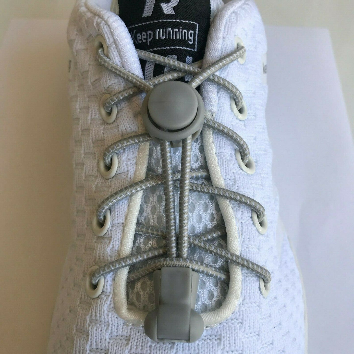 3 pair No Tie Elastic Shoelaces Lock Laces Shoe Strings Sports w/ Locking Toggle - B&Q CO.