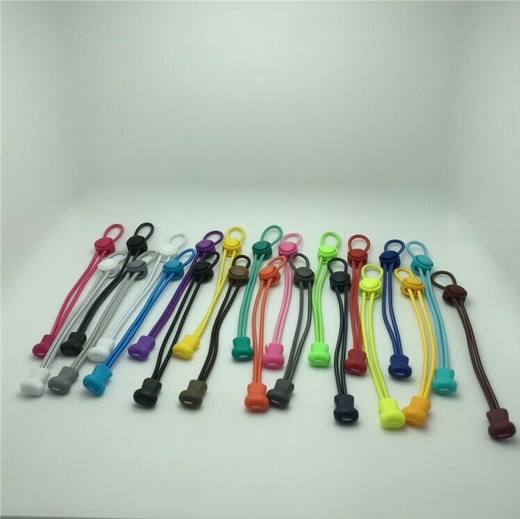 Womens No Tie tie-less Elastic lock Shoe laces for kids adults sneakers boots - B&Q CO.
