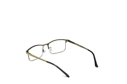 4 PK Men Reading Glasses Anti Blue Light Brass Metal Frame Spring Hinge Readers