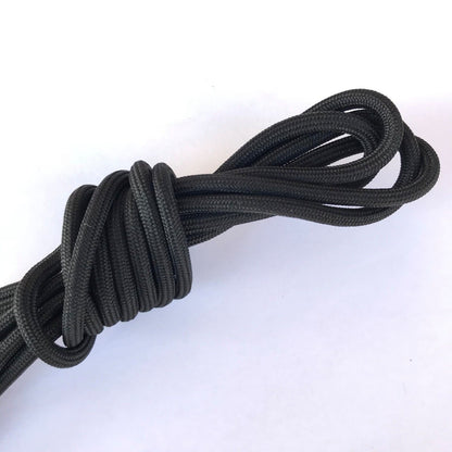 Black heavy duty long military hiking work boot shoe laces strings for men women