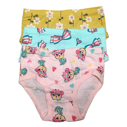 3 Packs Toddler Little Girls Cotton Underwear Briefs Kids Panties 2T 3T 4T 5T 6T