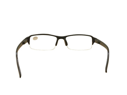 5 Packs Mens Unisex Rectangular Half Frame Reading Glasses Spring Hinge Readers