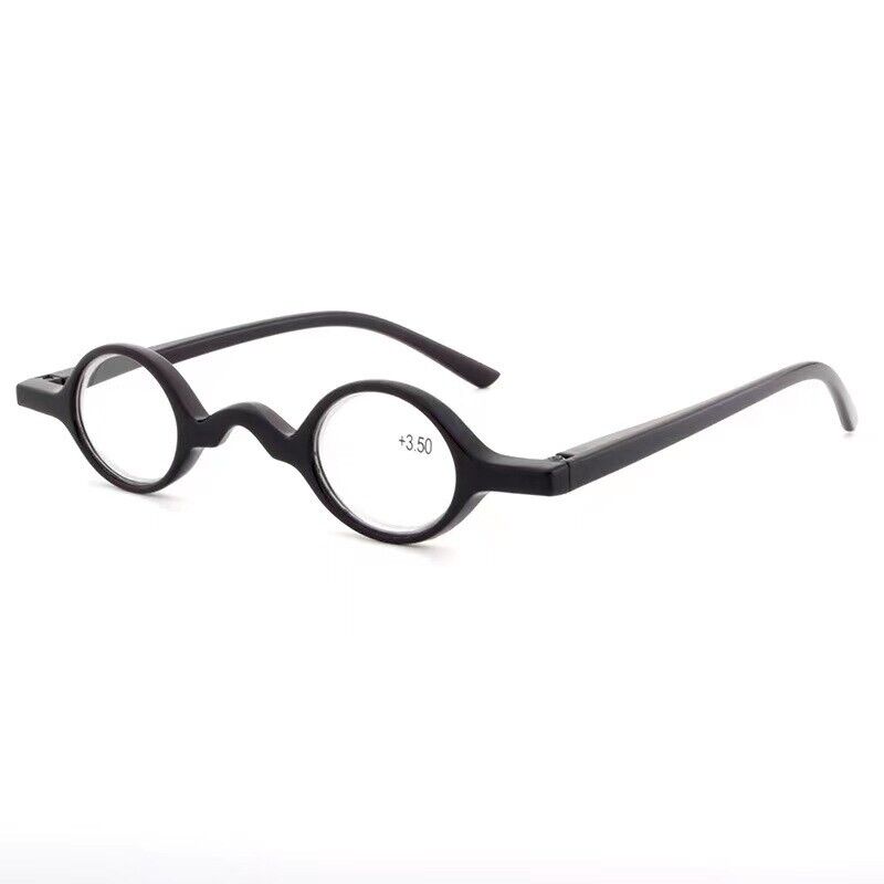 7PK Men Women Small Round Frame Blue Light Reading Glasses Spring Hinge Readers