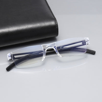 6PK Men Women Blue Light Blocking Reading Glasses Rimless Unisex Computer Reader