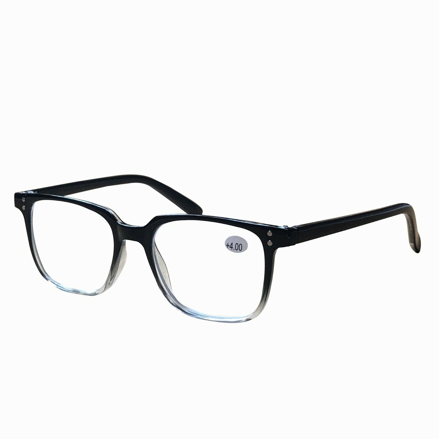 6 Pairs Mens Womens Unisex Square Blue Light Blocking Reading Glasses Readers