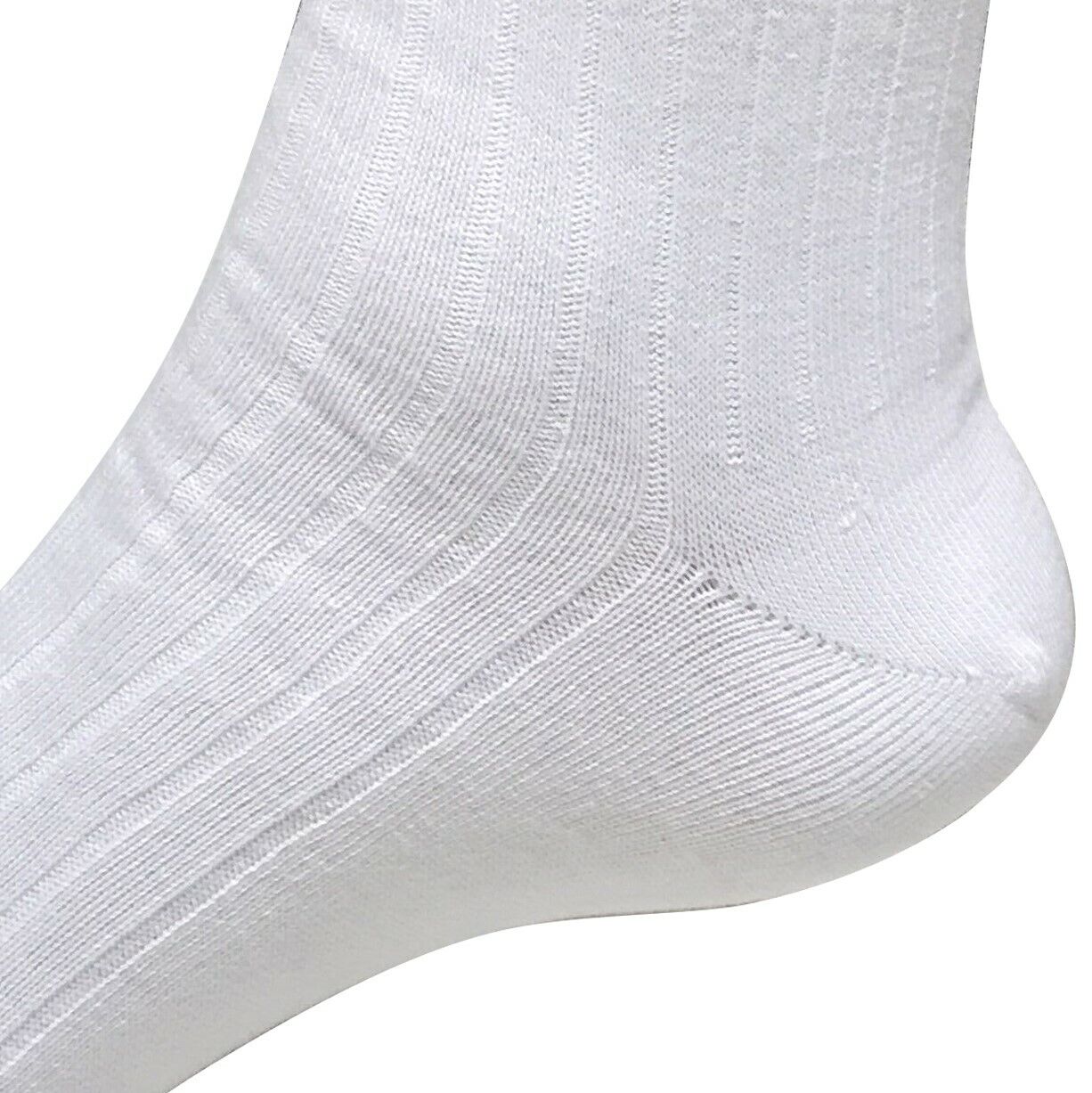 11 pairs 98% Cotton Mens Comfortable Casual Crew Dress Socks Mid Calf Size 9-11