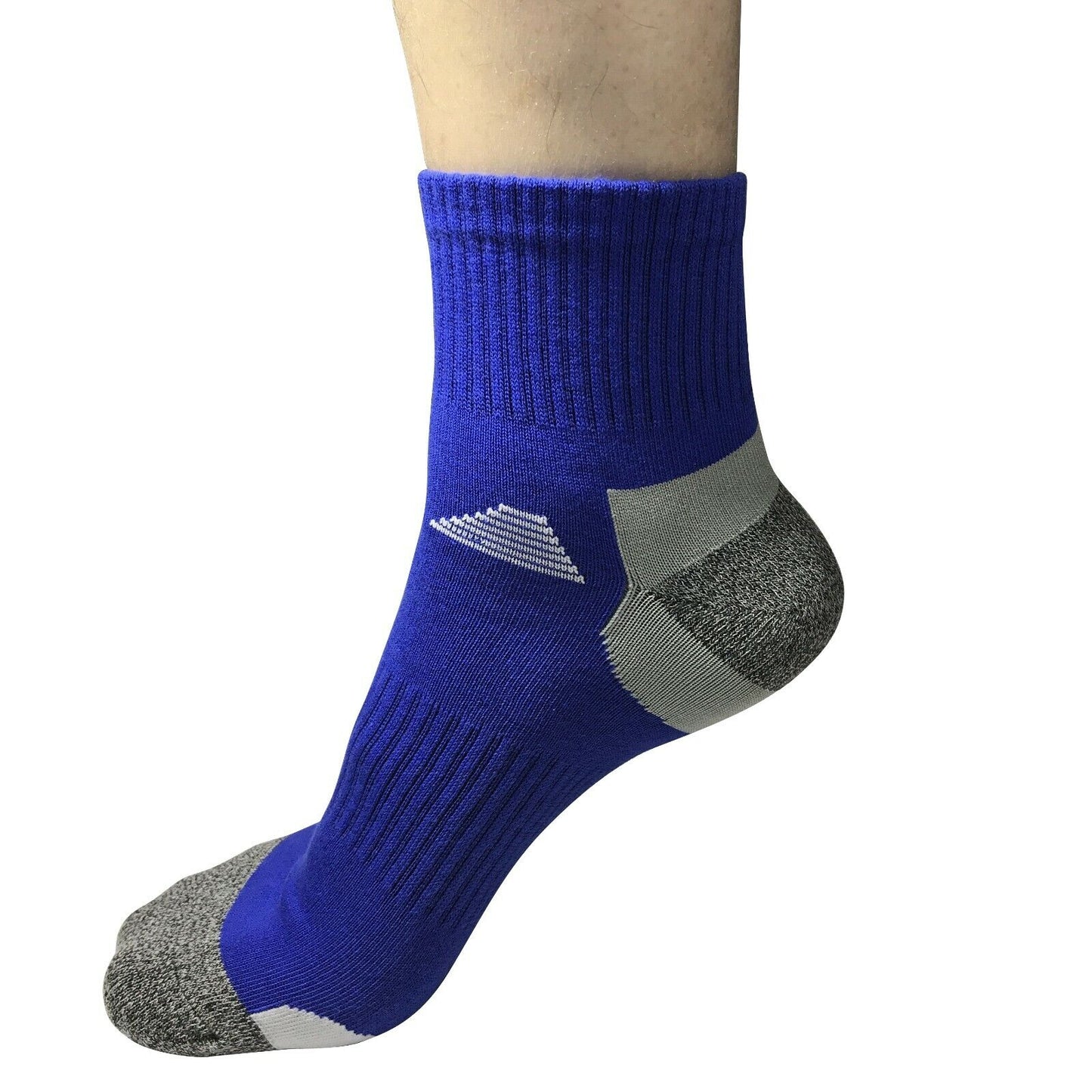 8 Pairs Mens Mid Cut Ankle Quarter Athletic Casual Sport Cotton Socks Size 6-12