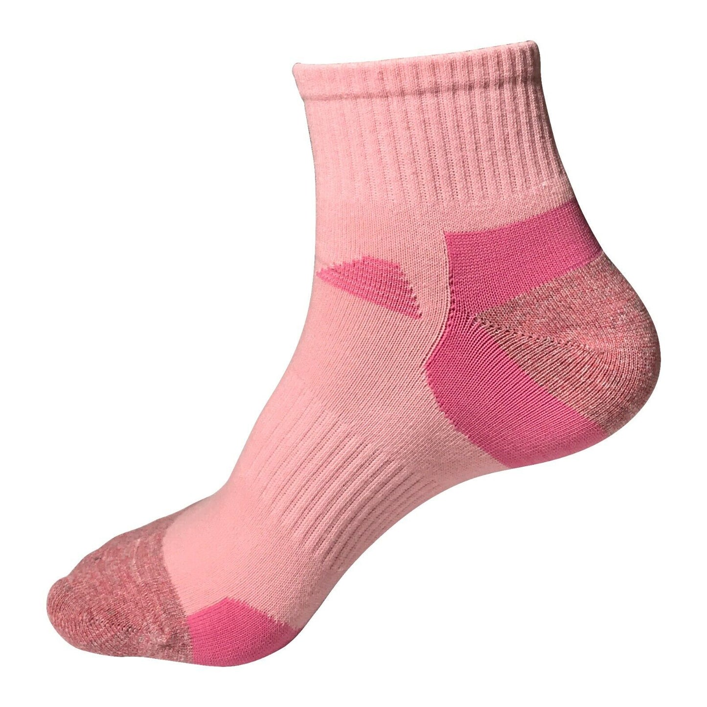 1 Pair Womens Mid Cut Ankle Quarter Athletic Casual Sport Cotton Socks Size 5-10