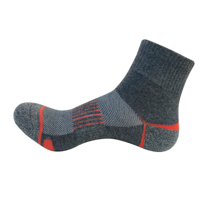 1 Pair Mens Mid Cut Ankle Quarter Athletic Casual Sport Cotton Socks Size 6-12