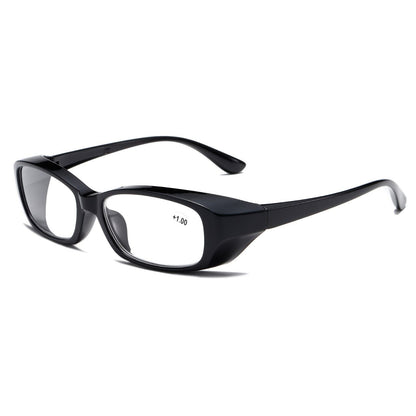 1 PK Clear Lens Mens Black Frame Reading Glasses Heavy Duty Readers for Work