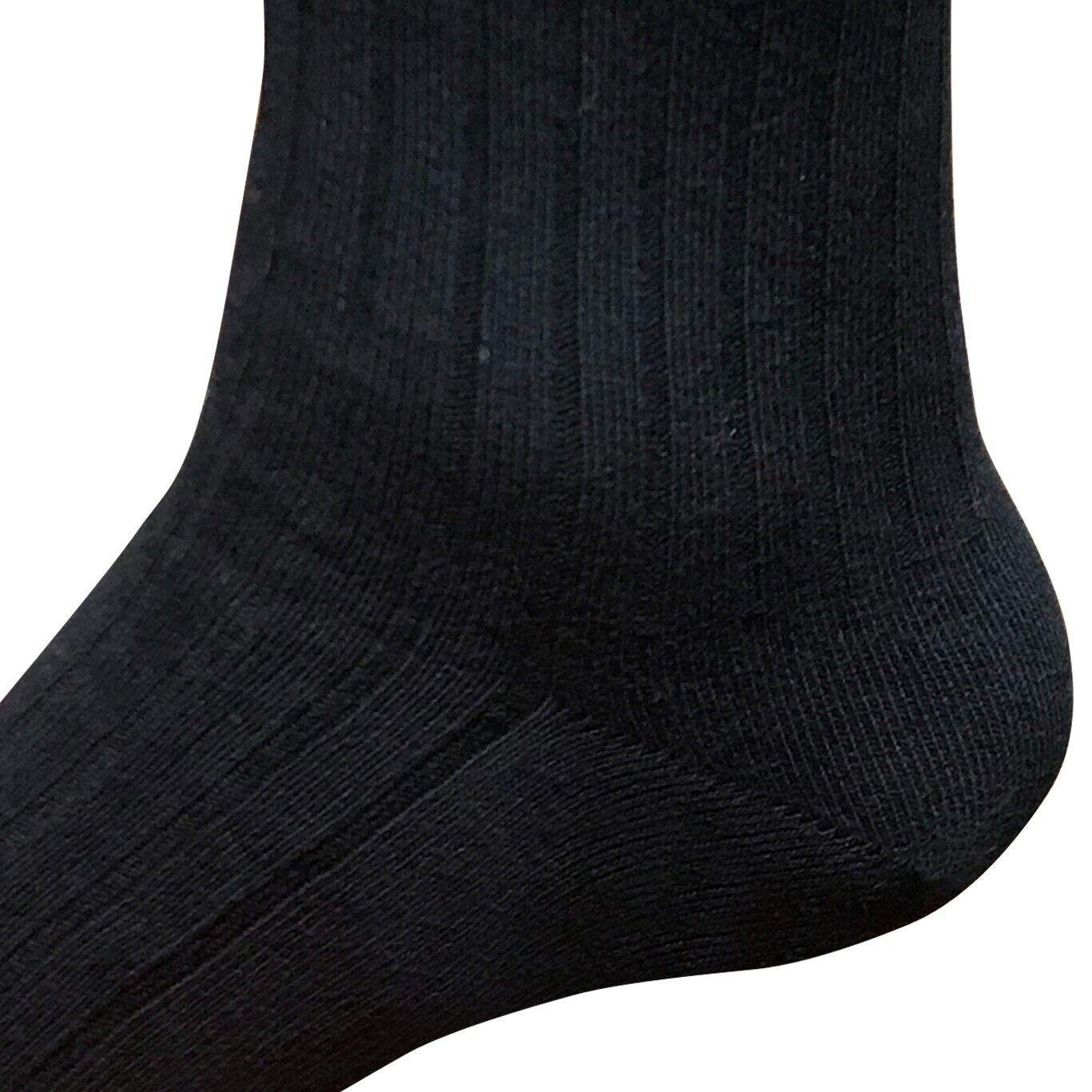 1pair 98% Cotton Mens Comfortable Casual Crew Dress Socks Mid Calf Size 9-11