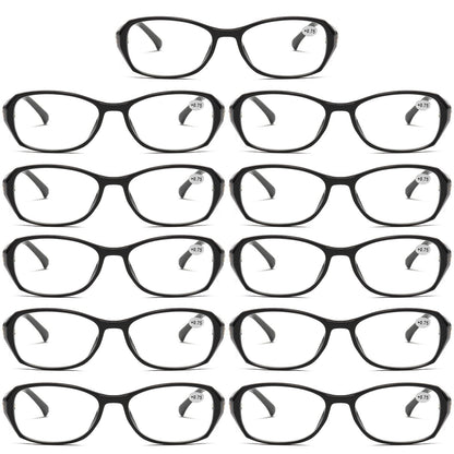 11Pair Womens Ladies Blue Light Blocking Reading Glasses Computer Gaming Readers