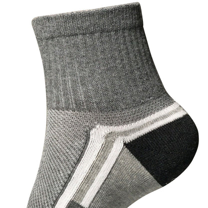 4Pair Mens Breathable Ankle Quarter Athletic Casual Sport Cotton Socks Size 6-12