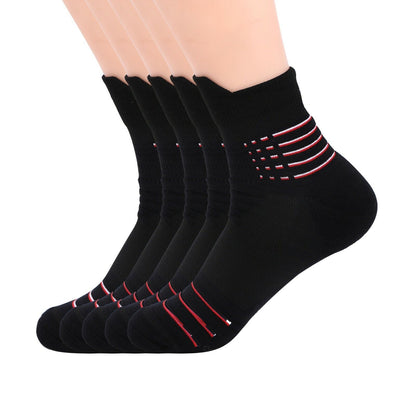 Lot 1-12 Mens Quarter Cotton Athletic Casual Ankle Crew Socks 9-11 6-12 Black