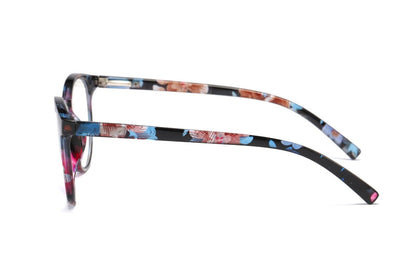 12Pair Ladies Womens Round Big Frame Blue Light Blocking Reading Glasses Readers