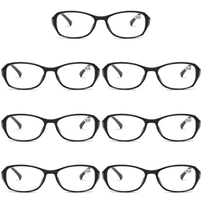 7 Pair Womens Ladies Blue Light Blocking Reading Glasses Computer Gaming Readers