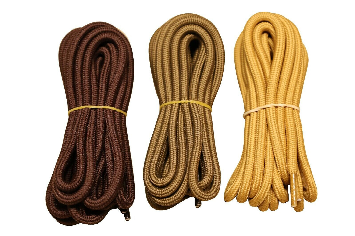 3 pair 5mm Heavy duty Round Boot Shoe Laces for Hiking Work Boots 48 54 60 63 72