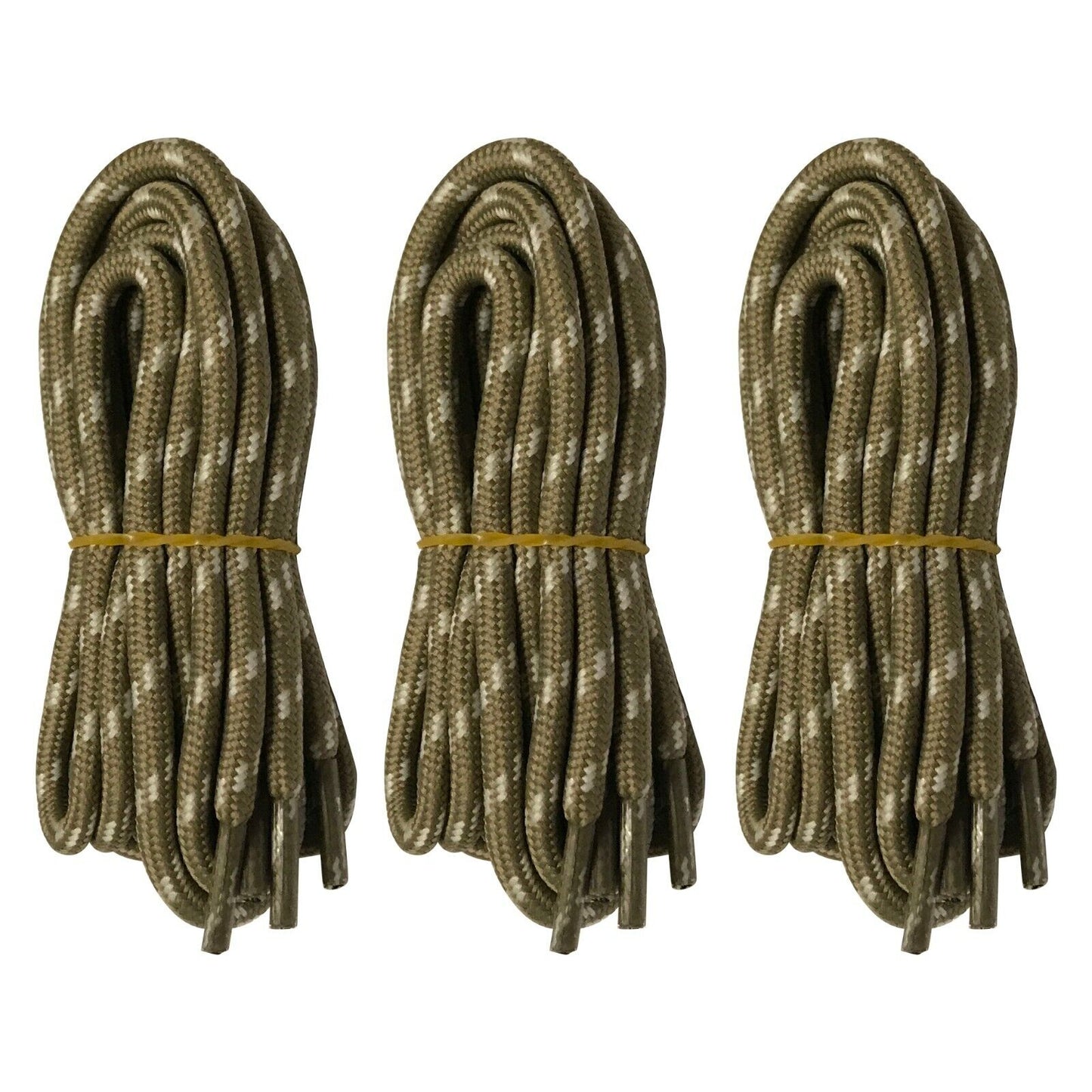 3pair 5mm Thick Heavy duty Round Hiking Work Boot Shoe laces Strings Men Women