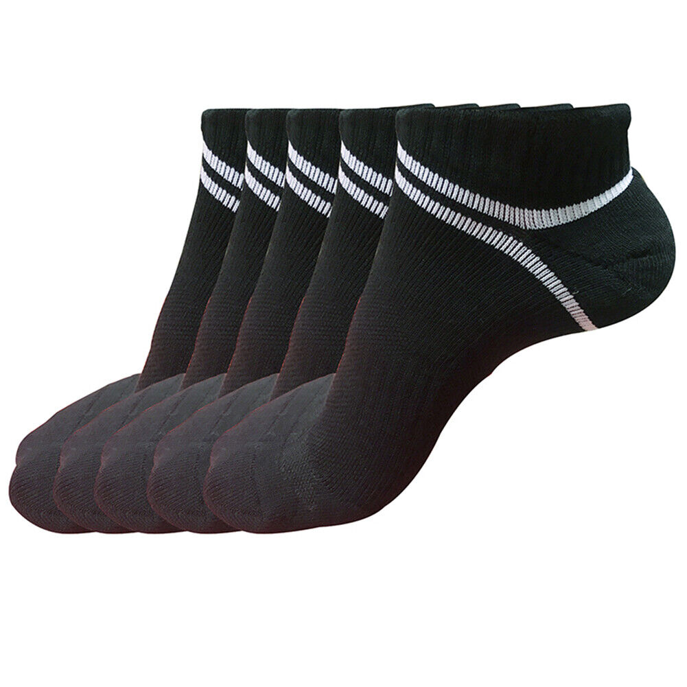 Lot 1-12 Mens Low Cut Ankle Cotton Athletic Cushion Casual Socks Size 9-11 10-13