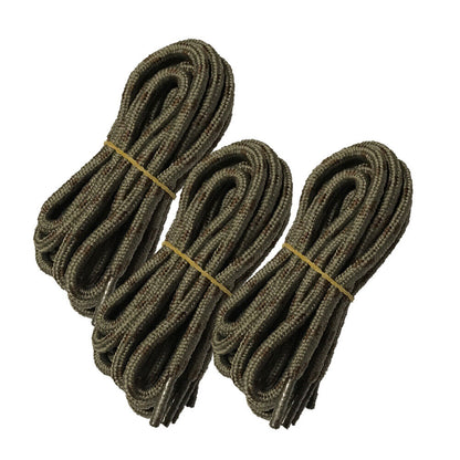 3pair 5mm Thick Heavy duty Round Hiking Work Military Boot Shoe laces Strings