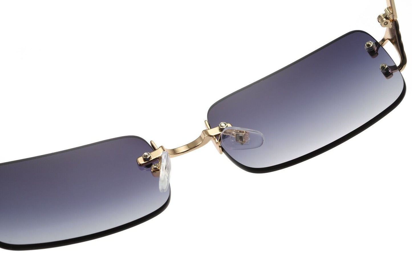 3Pair Unisex Metal Frame Rimless Classic Fashion Sunglasses for Men Women Ladies