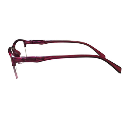 10Pair Womens Half Frame Square Classic Reading Glasses Red Spring Hinge Readers