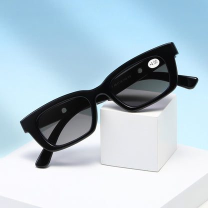 1PK Mens Womens Square Magnified Full Tinted Lens Sun Readers Reading Sunglasses