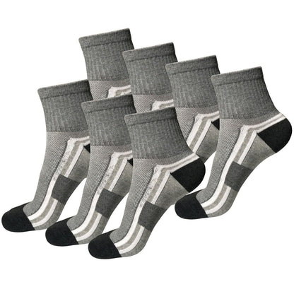 7Pair Mens Breathable Ankle Quarter Athletic Casual Sport Cotton Socks Size 6-12