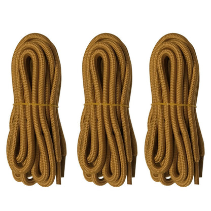 3pair 5mm Thick Heavy duty Round Hiking Work Boot Shoe laces Strings Replacement