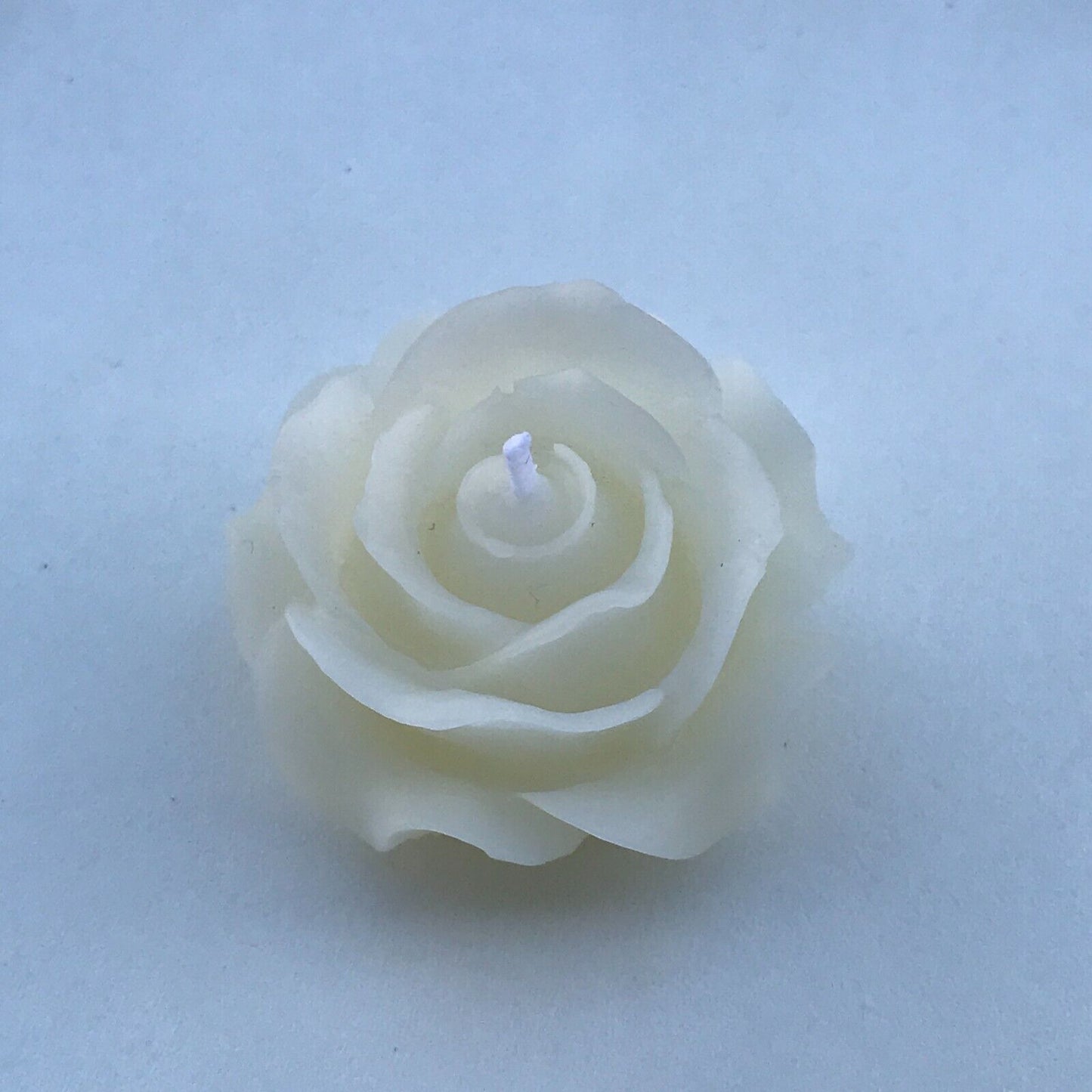 3 Set 100% Pure Natural Handmade Rose Flower Shape Beeswax Candles Cotton Wick