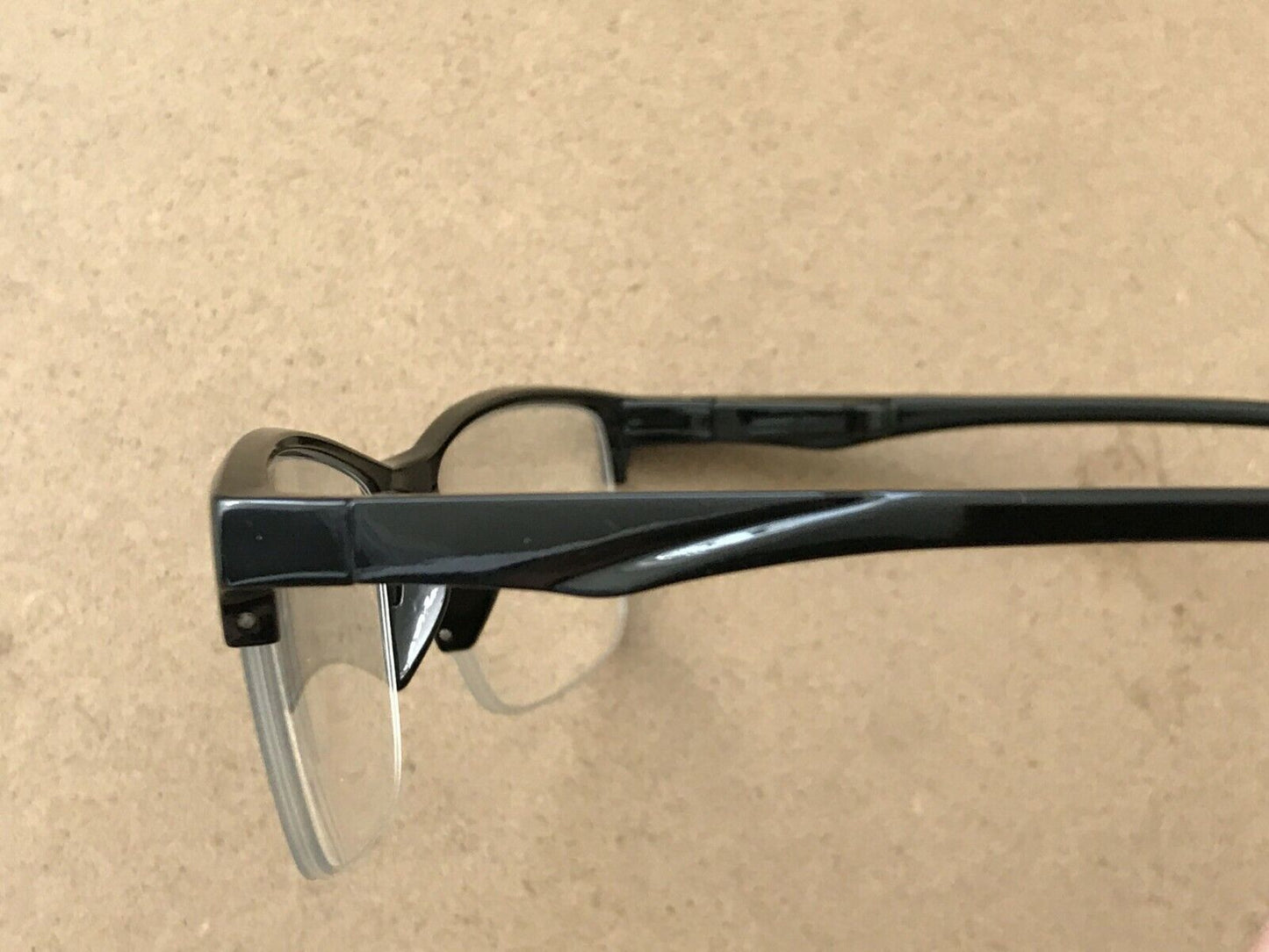 1 Pair Fashion Square Half Frame Reading Glasses Spring Hinge Readers for Men