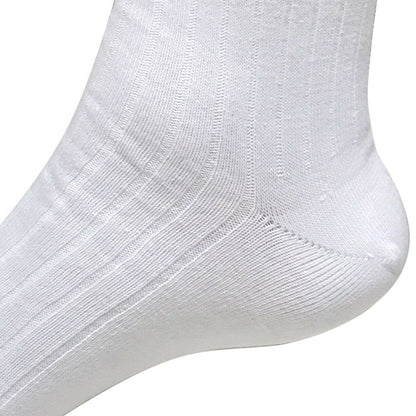 5 pairs 98% Cotton Mens Comfortable Casual Crew Dress Socks Mid Calf Size 9-11