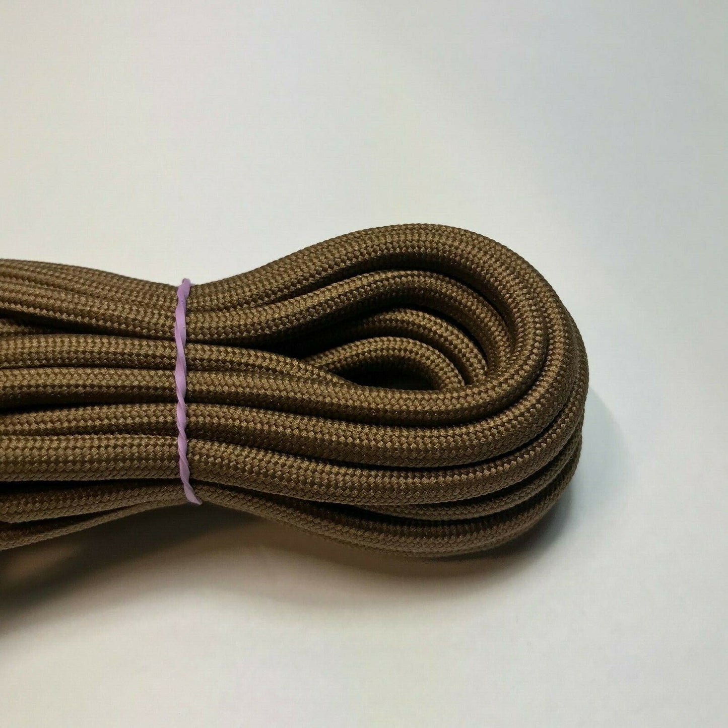 Heavy duty yellow brown round boot laces shoelaces for hiking work boots shoes