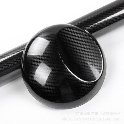 5D 6D Gloss Glossy Carbon Fiber Car Vinyl Wrap Auto Vehicle Sticker Decal Film