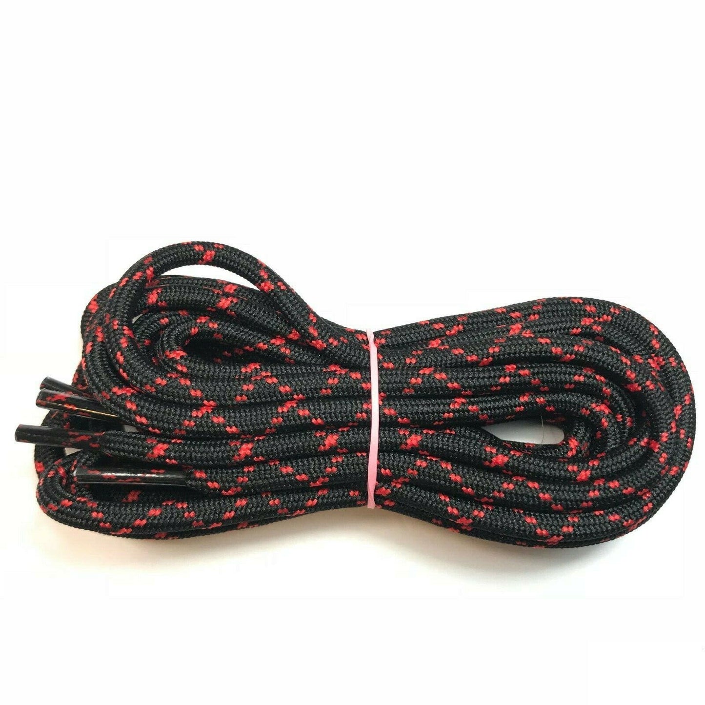 Black heavy duty long military hiking work boot shoe laces strings for men women