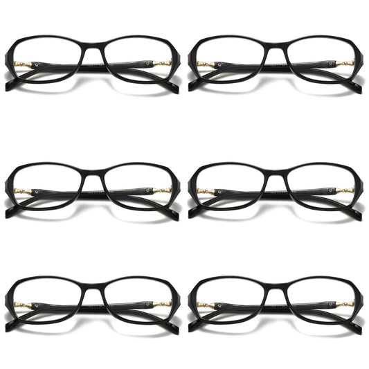 6 Pair Womens Blue Light Blocking Reading Glasses Anti Blue Light Ladies Readers